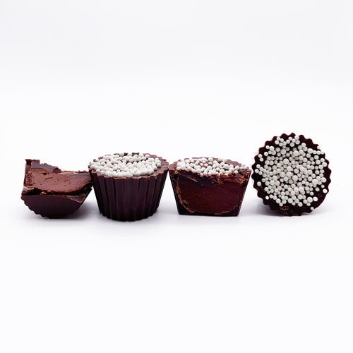 Box of Vegan Double Dark Sprinkle Cups